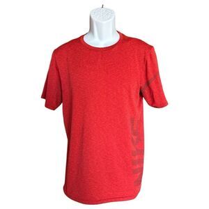 Mens Nike Logo Dri-Fit Breathe Hyperfit Graphic Training Tee Shirt - Sz S